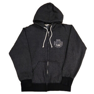 SAN Diego California Vintage Black & White Hoodie